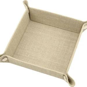 Bricka Förvaring Belgian Linen Beige 18 cm