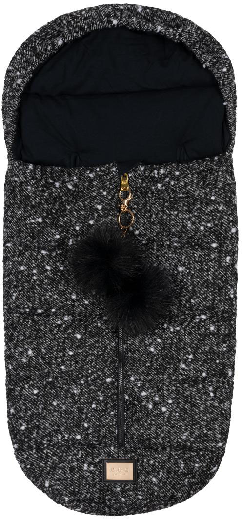 Åkpåse Baby Spring Black Tweed 80 cm