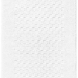 Badmatta vit ruta 50×75 cm