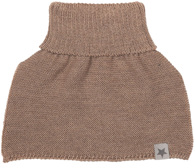 Polokrage Solid Stickad Ull