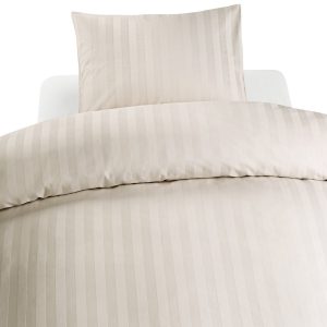 Bäddset 2-Dels Satin Champagne 150×210 cm Oeko-Tex