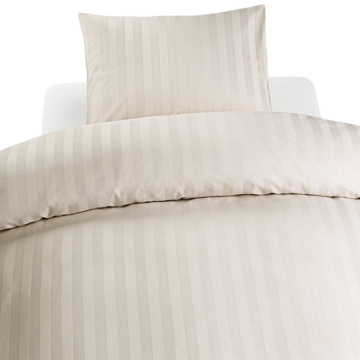 Bäddset 2-Dels Satin Champagne 150×210 cm Oeko-Tex