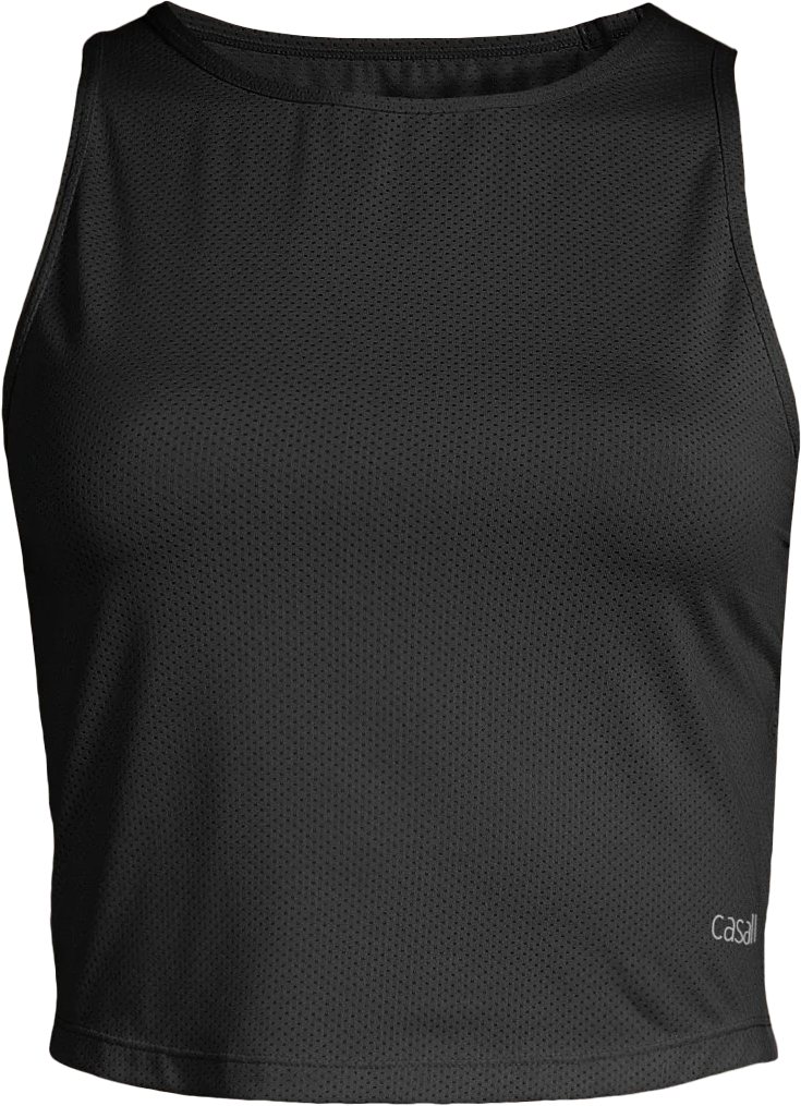 Topp Laser Mesh Crop Top